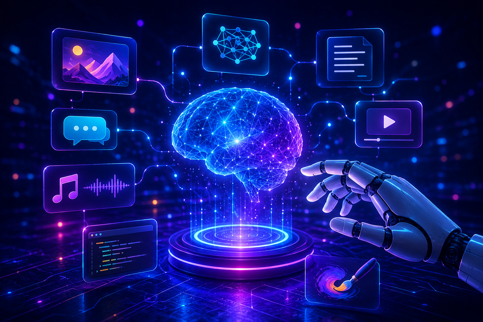 Generative AI, LLMs, and AI content generation for business applications